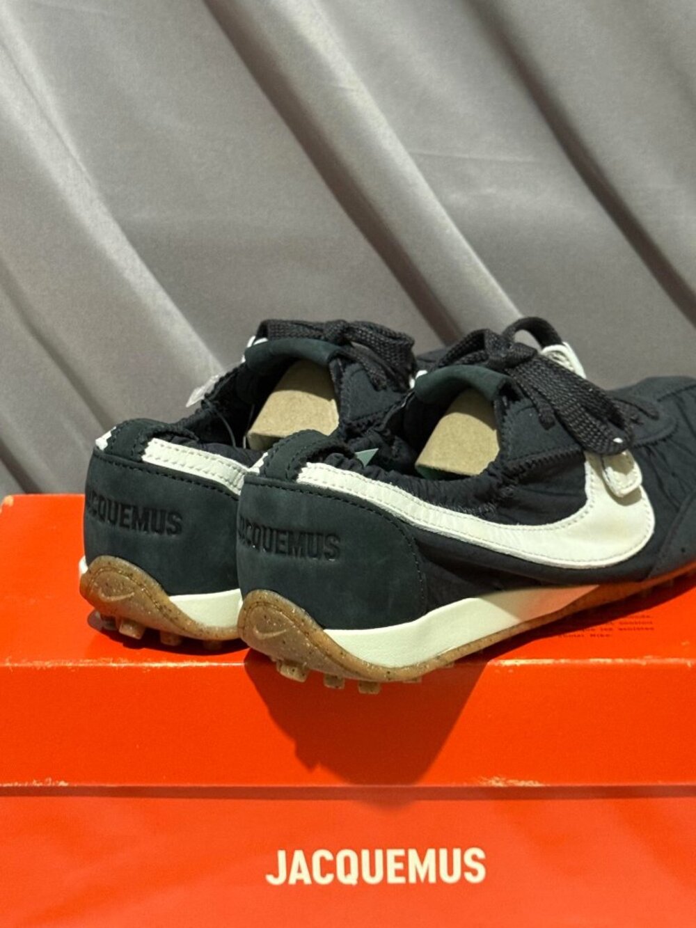 Nike x Jacquemus Moon Shoe Off Noir Black Sz US 7.5W/ EU 38.5 - Picture 7 of 9